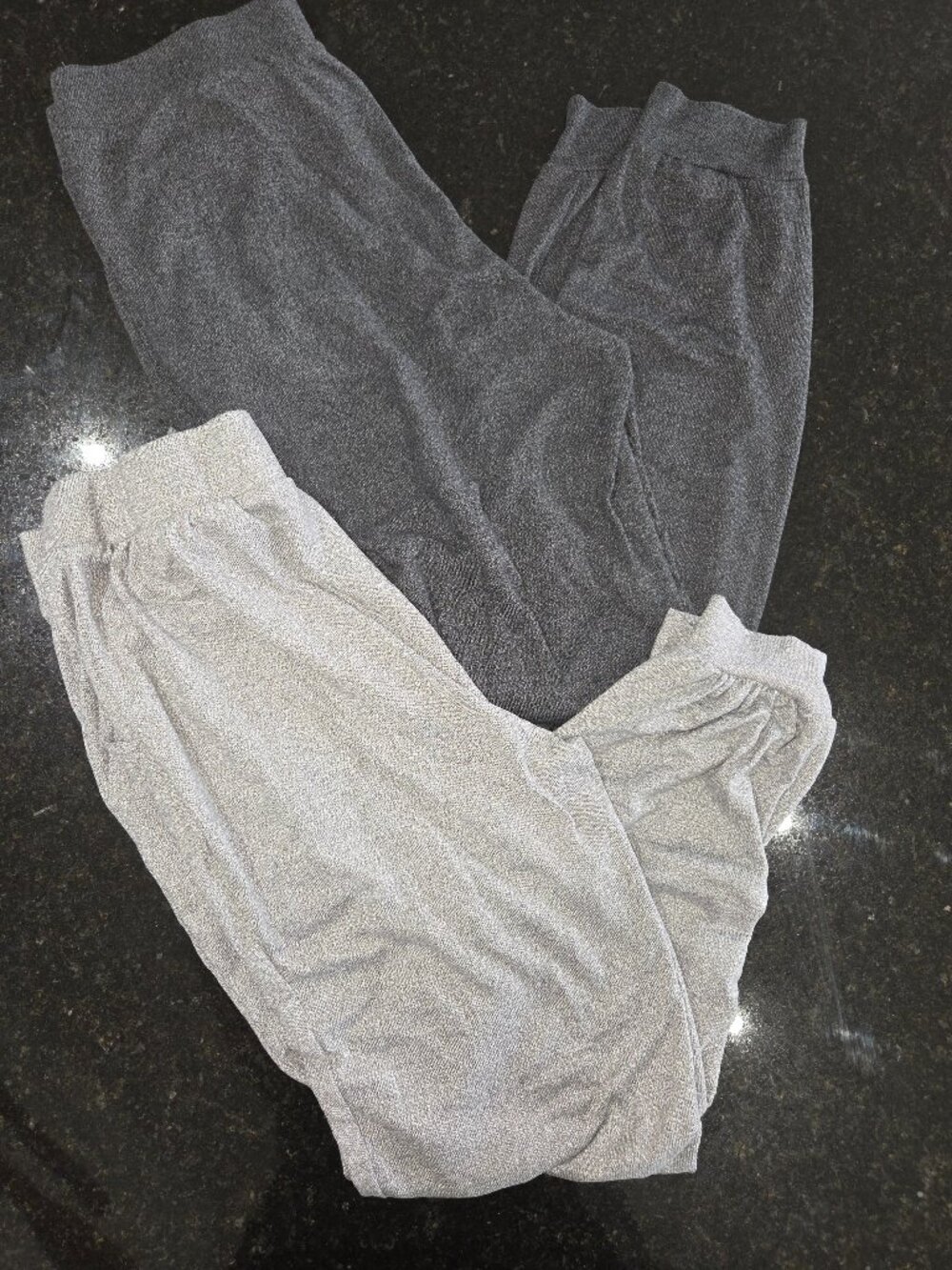 Lazypants Lounge Wear - 2 Pair of Pants, Med & Dark Grey: Size WMNS Medium